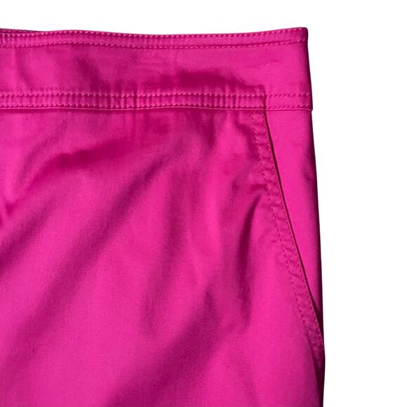 Talbots Pink A-Line Skirt Size 18 – Cotton Blend, Lined with Front Pleat - Picture 4 of 9